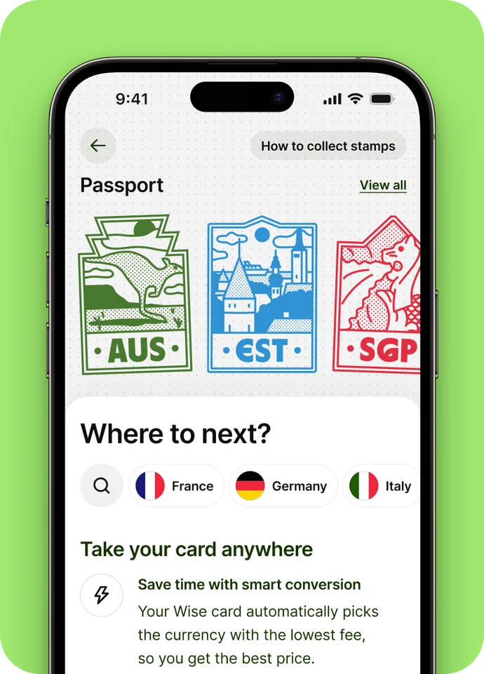 Image of new travel hub feature