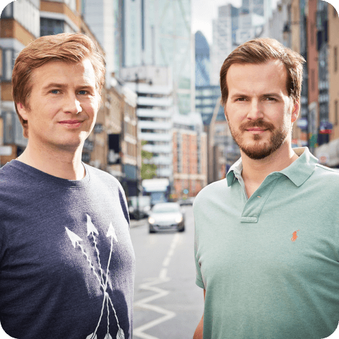 Wise founders: Kristo and Taavet
