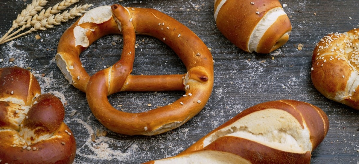 German breads and pretzels