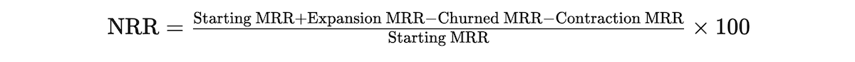 NRR calculation