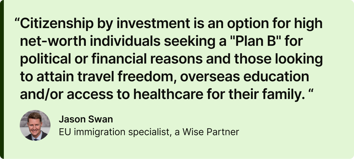 Jason Swan Wise Partner Quote