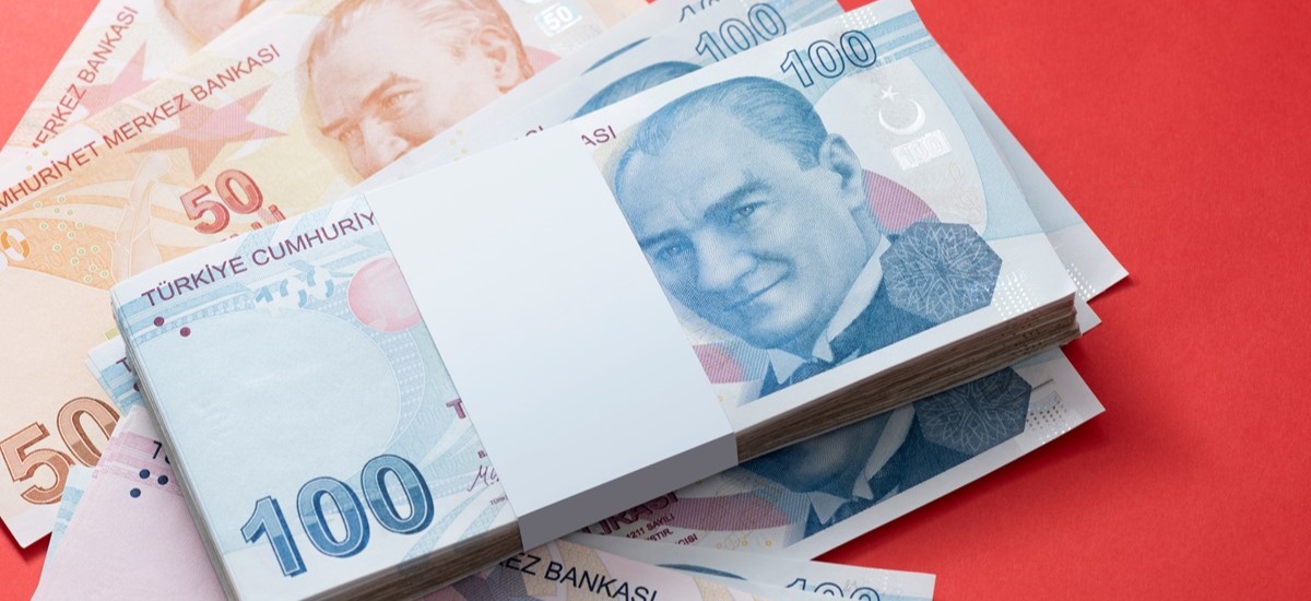 Turkish Lira bak notes