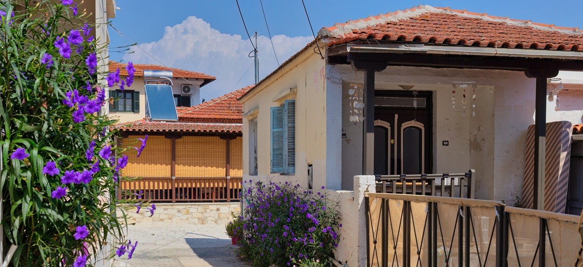 quiet town in Greece