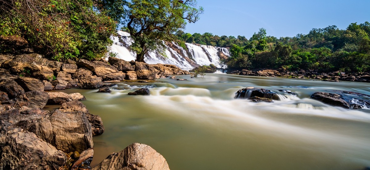 Gurara waterfalls along the river Gurara in Niger state of Nigeria