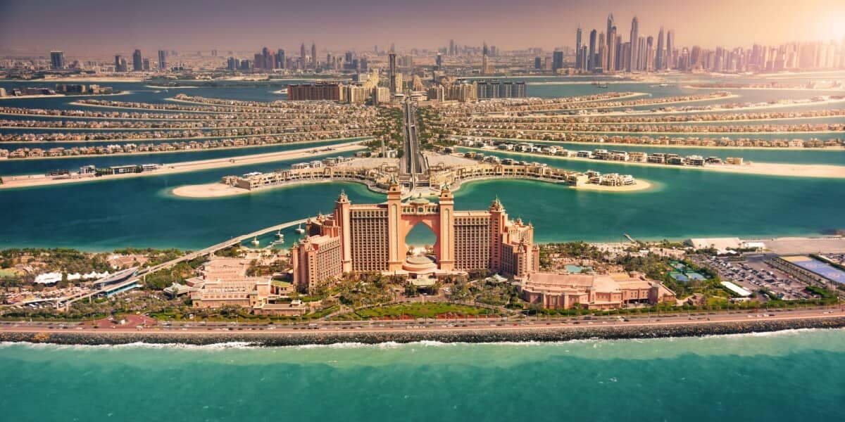 Luftansicht von Dubai