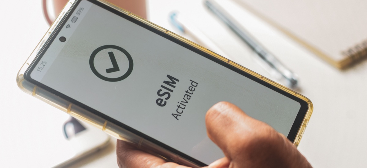 eSIM activated on phone