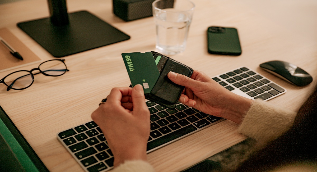 Online-Zahlung mit der Wise Business Karte