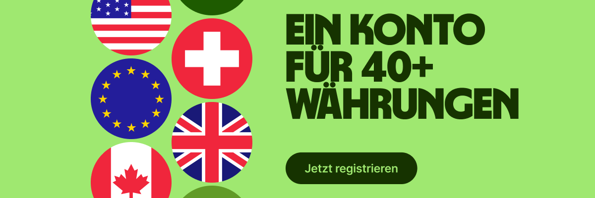 Das Wise Konto für 40+ Währungen