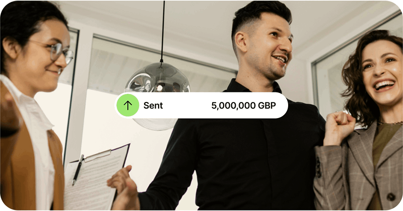 Send the money from your online banking