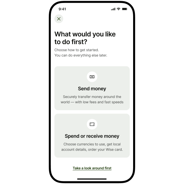 A simpler way to get started with Wise