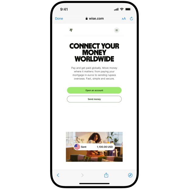 A new homepage designed with US customers in mind