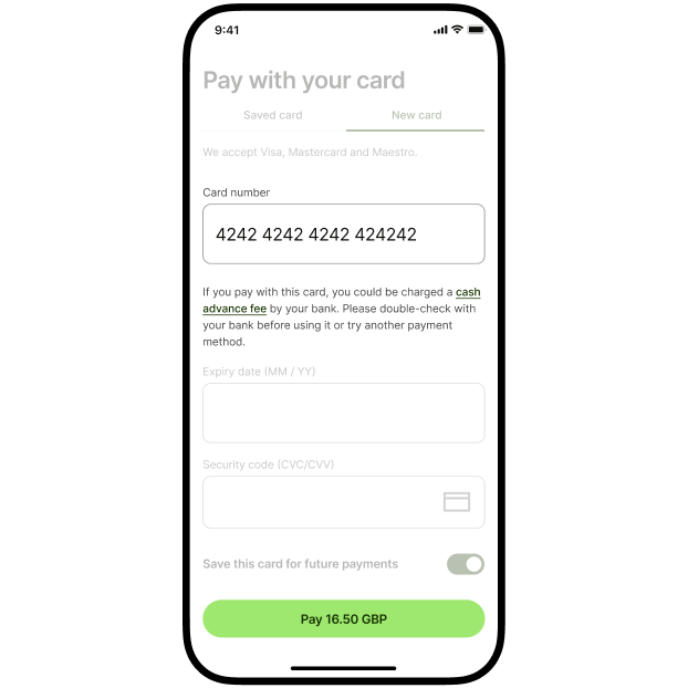 Advance fee warnings