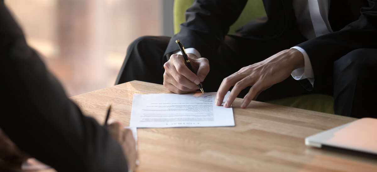 Business bank account documents