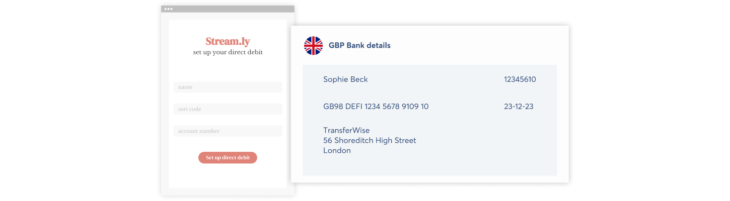 How to set up a  Direct Debit