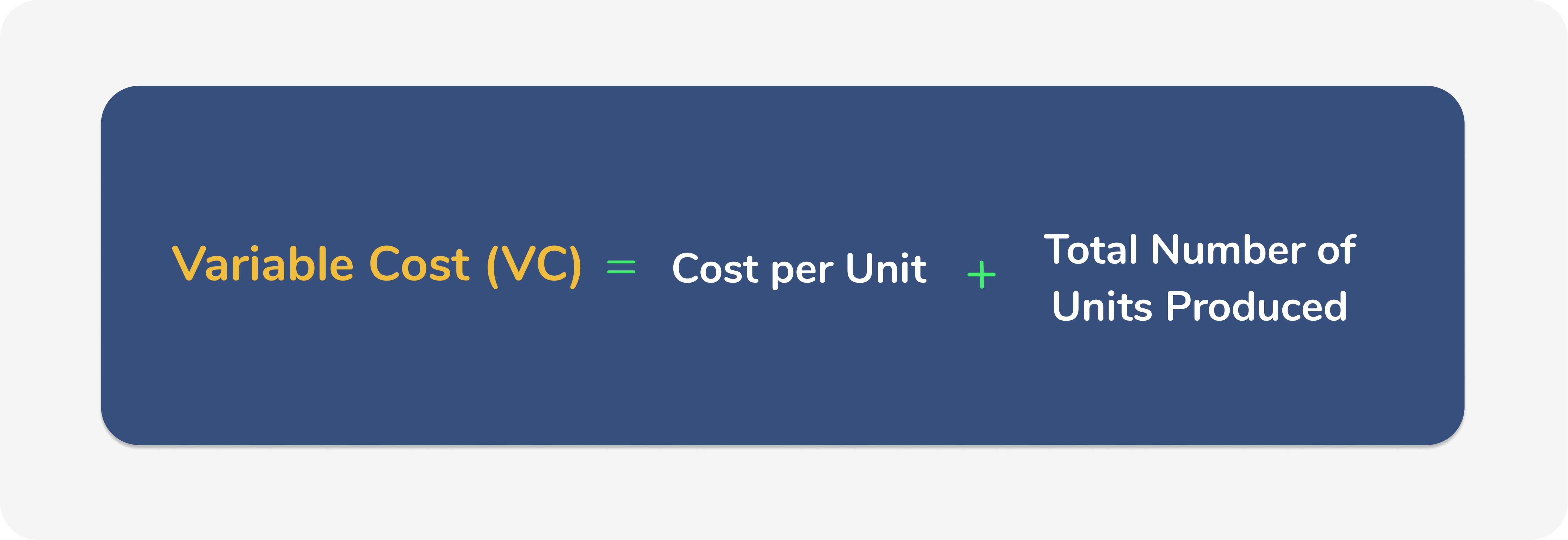 variable-cost-formula