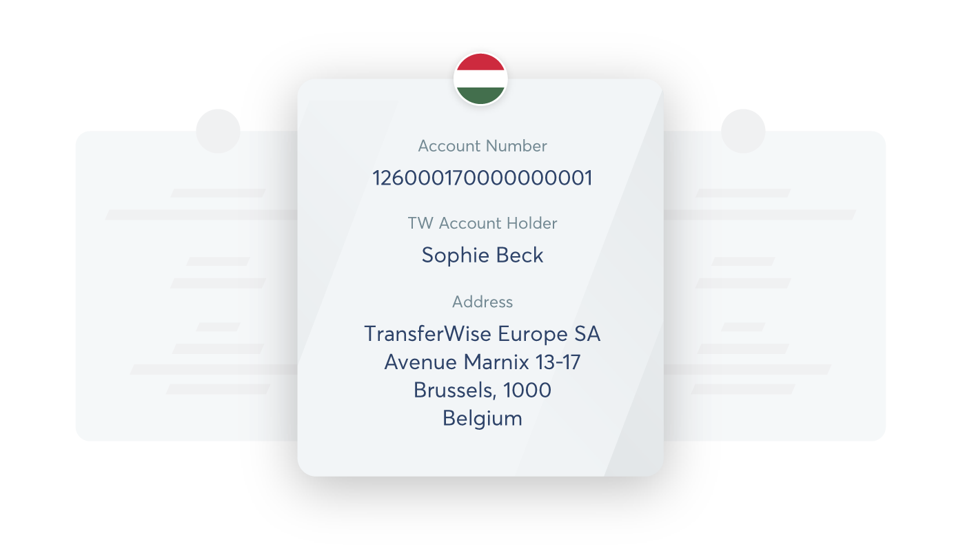 Example of HUF bank details