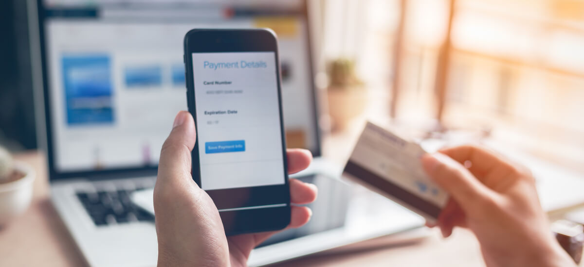 Different payment methods paying online