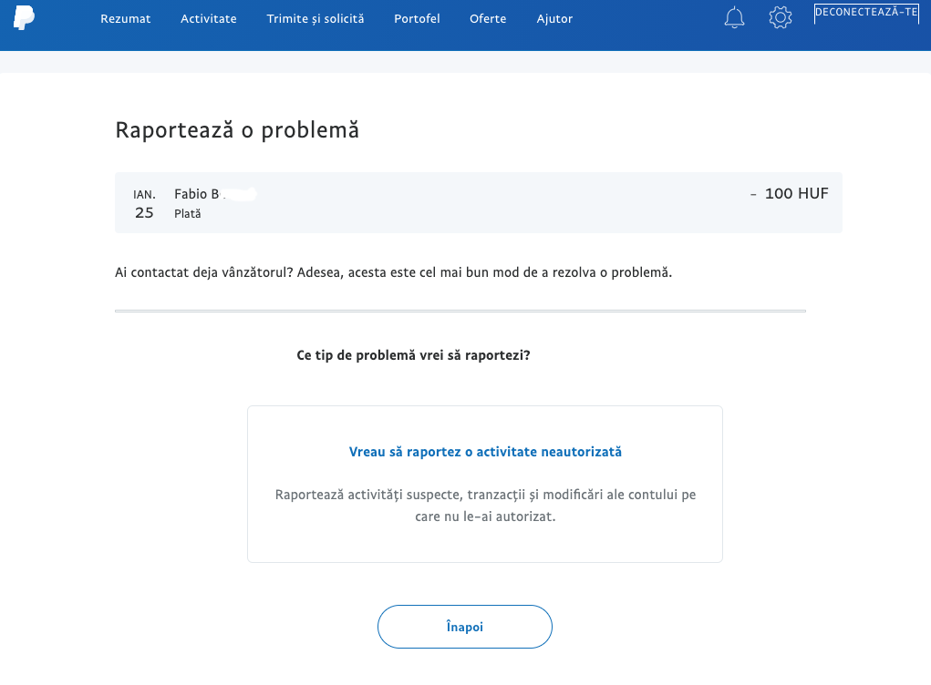 raporteaza-problema-paypal