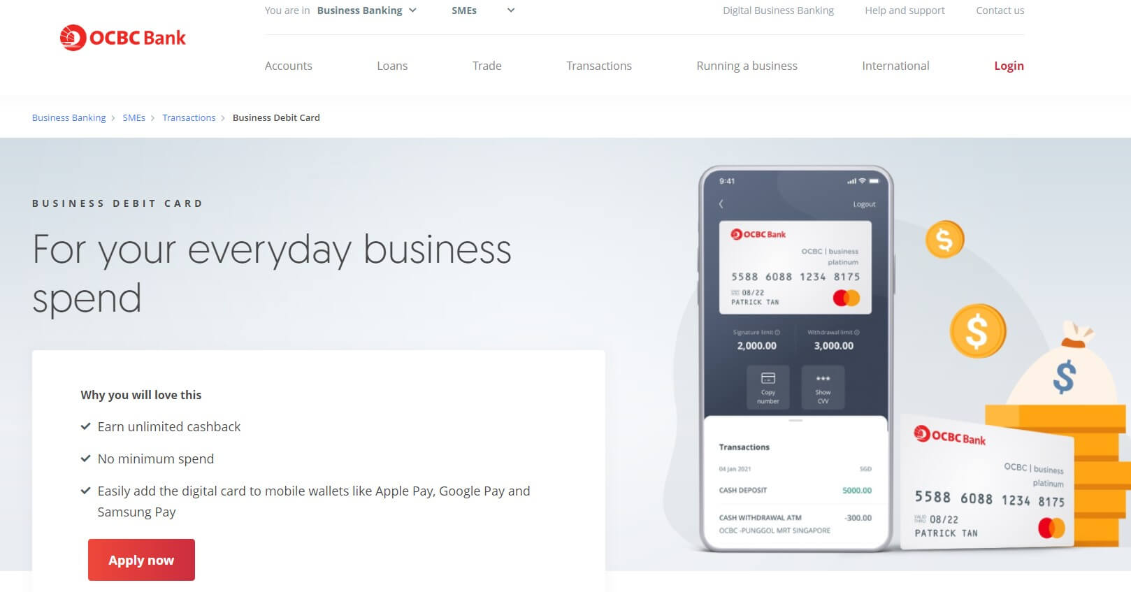 OCBC-business-debit-card