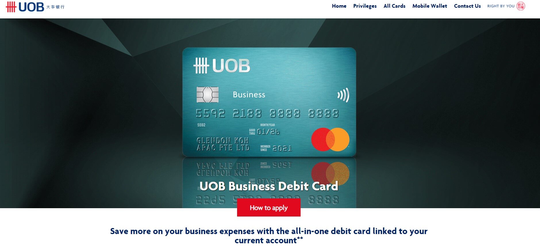 UOB-business-debit-card