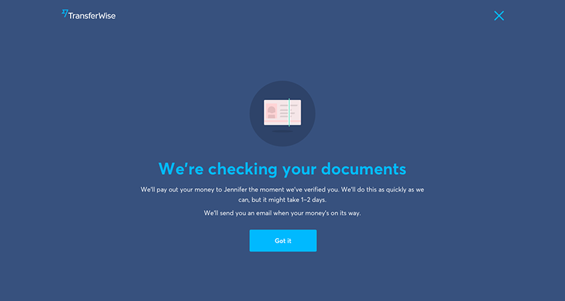 We're checking your documents